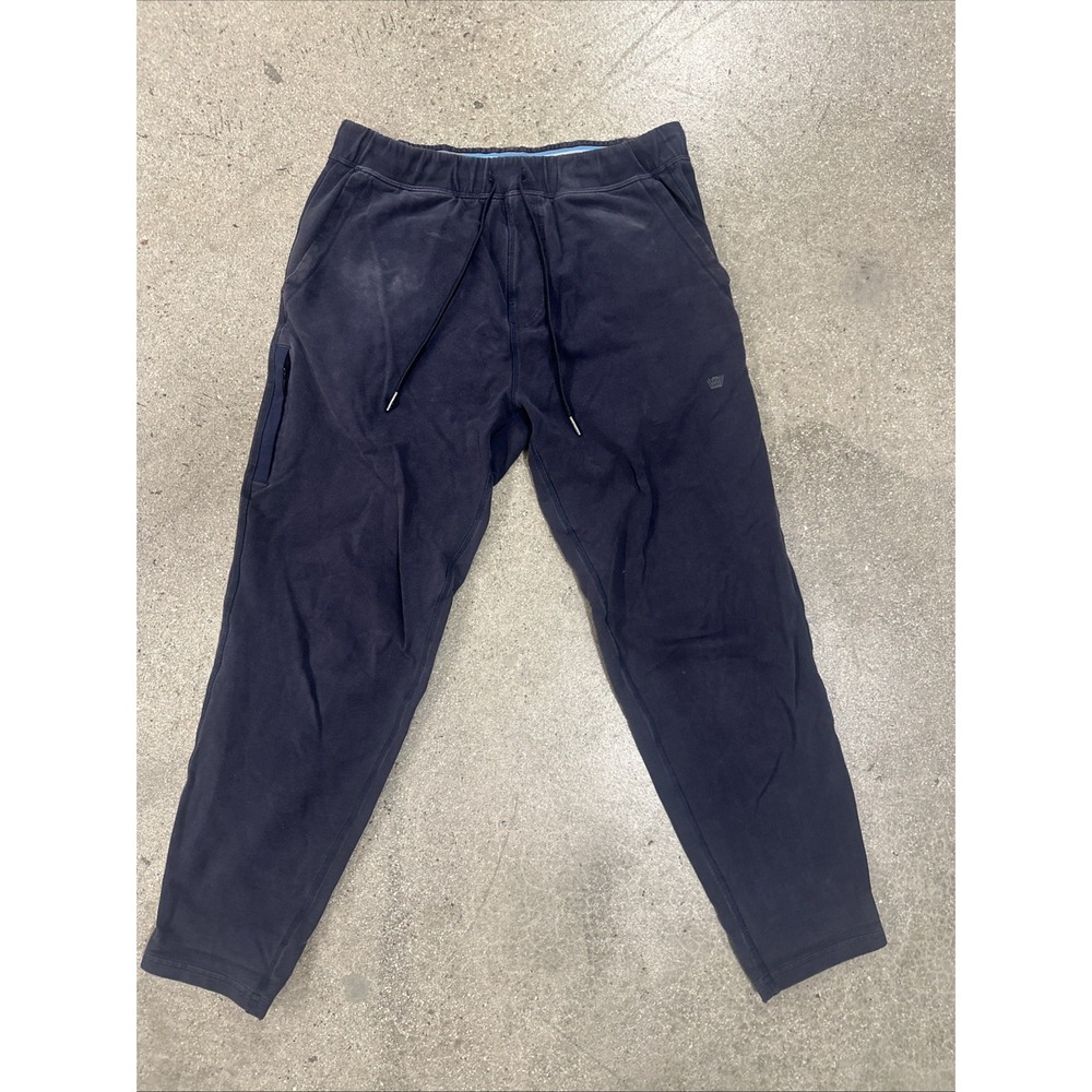 Mack Weldon Joggers Mens Sz‎ M (Fits30x27)Blue Sweatpants For Daily Wear Tapered